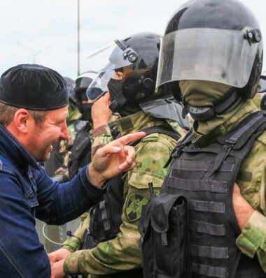 Митинг в Магасе, 2018 год. Фото ТАСС