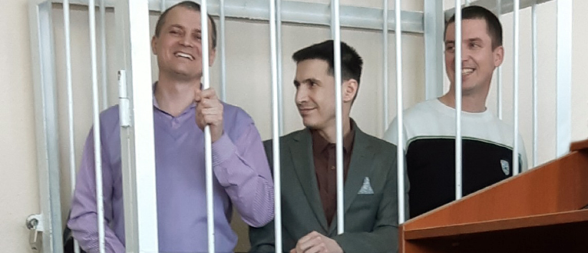 Феликс Махаммадиев, Константин Баженов, Алексей Буденчук. Фото: Свидетели Иеговы в России