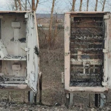 Релейный шкаф поджог