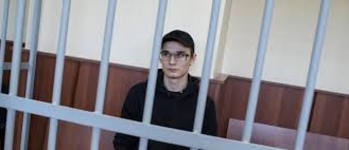 Азат Мифтахов на суде по продлению ареста, июнь 2019 года / Фото: Виктория Одиссонова для «Новой газеты»