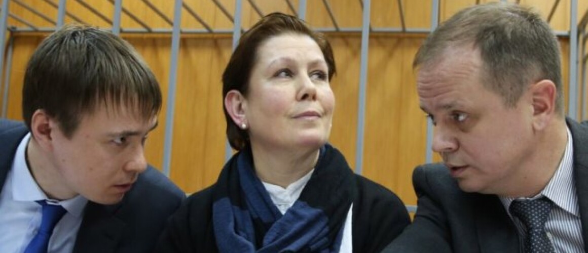 Наталья Шарина и ее адвокаты, фото ТАСС