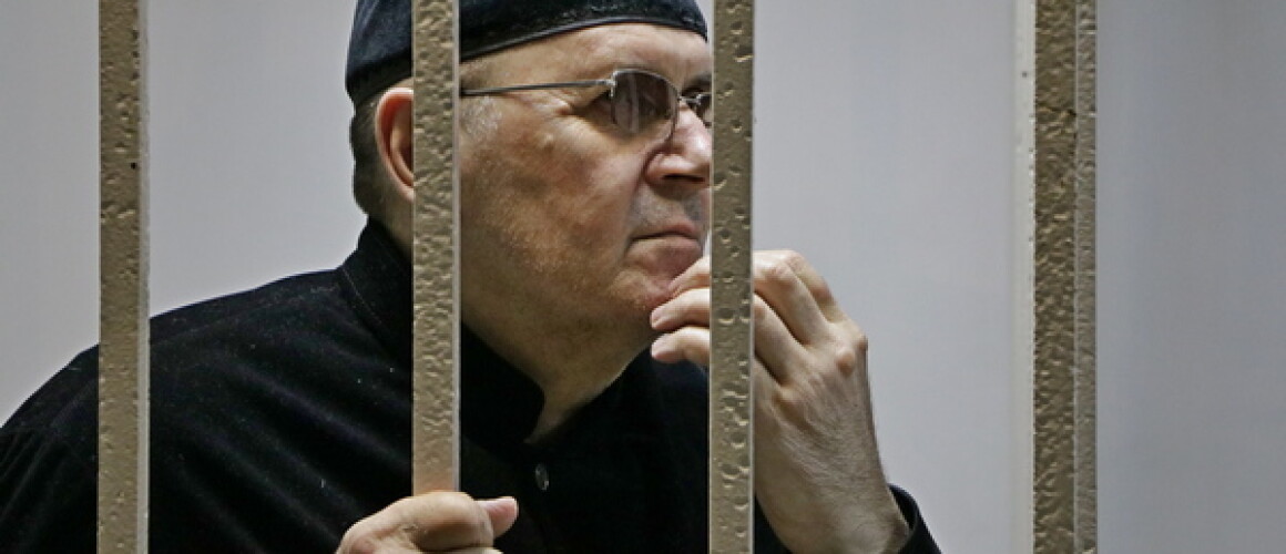 Оюб Титиев во время вынесения приговора. Фото Дмитрия Борко