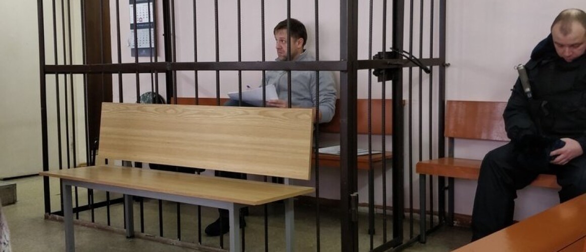 Валентин Соколов на суде 12 января 2018 года