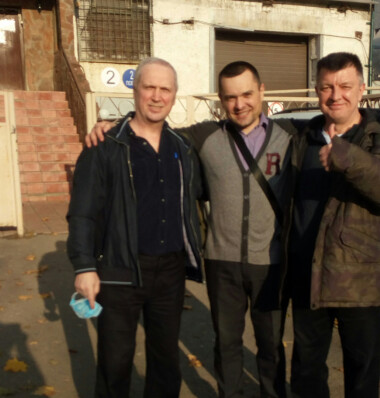 Виктор Бачурин, Артур Нетреба и Александр Костров. Фото: Свидетели Иеговы в России