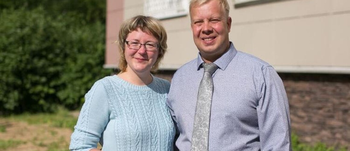 Евгений Якку с женой Ириной. Фото: Свидетели Иеговы в России