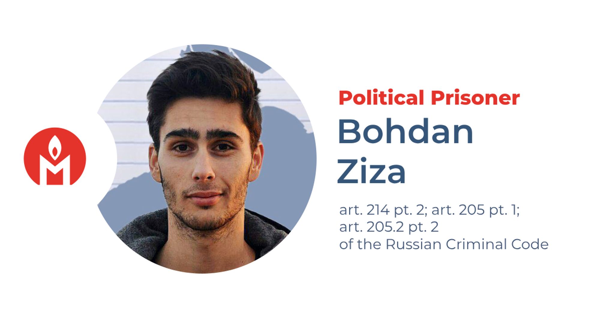 Bohdan Ziza is a political prisoner
